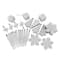 125ct. Winter White & Silver Shatterproof 4-Finish Christmas Ornaments